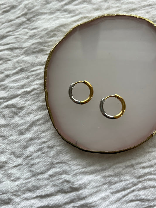 Two tones earrings