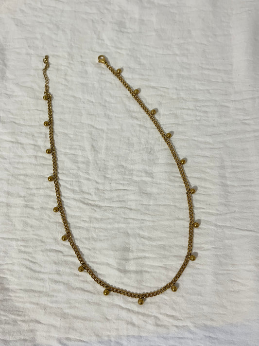 Golden Dots Choker